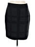 Eileen Fisher 100% Wool Argyle Black Wool Skirt Size M - photo 2