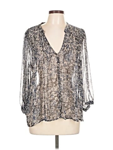 Joie 3/4 Sleeve Silk Top (view 1)