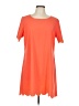 Shop Basic USA Orange Casual Dress Size L - photo 1