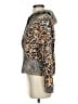 Lola 100% Cotton Animal Print Gold Pullover Hoodie Size S - photo 5