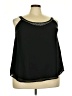 Lane Bryant 100% Polyester Black Sleeveless Blouse Size 24 - photo 1