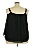 Lane Bryant 100% Polyester Black Sleeveless Blouse Size 24 - photo 2