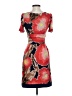 Max and Cleo Print Red Cocktail Dress Size XS - photo 2