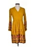 Floreat Paisley Yellow Casual Dress Size XS - photo 1