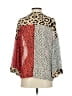 Umgee 100% Polyester Animal Print Red 3/4 Sleeve Blouse Size S - photo 2