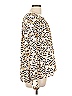CAbi 100% Polyester Animal Print Ivory Long Sleeve Blouse Size L - photo 4