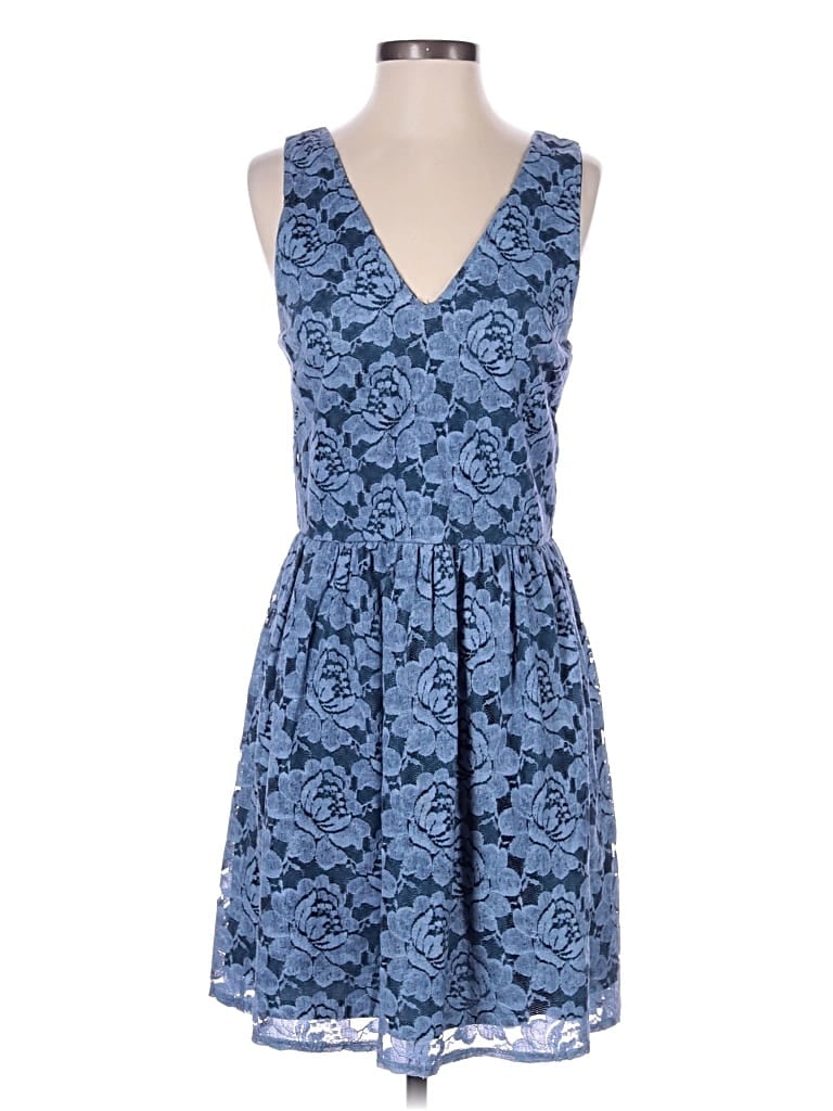 Pre-owned Aqua Casual Dress In Blue