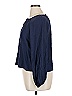 Shein Curve Blue 3/4 Sleeve Blouse Size 0X - photo 5
