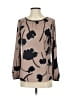 Ann Taylor LOFT 100% Polyester Brown Long Sleeve Blouse Size XXS - photo 1