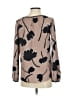 Ann Taylor LOFT 100% Polyester Brown Long Sleeve Blouse Size XXS - photo 2