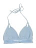 Isabella Rose Chevron-herringbone Blue Swimsuit Top Size D CUP - photo 1