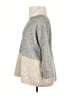 sita murt Color Block Gray Turtleneck Sweater Size 0X - photo 5