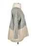 sita murt Color Block Gray Turtleneck Sweater Size 0X - photo 4