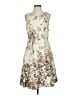 Lands' End Print Ivory Cocktail Dress Size 4 - photo 1