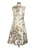 Lands' End Print Ivory Cocktail Dress Size 4 - photo 2