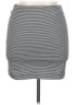 Joe Fresh Stripes Gray Casual Skirt Size XL - photo 2