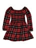 SO 100% Cotton Plaid Red Dress Size 8 - photo 1