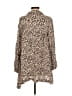 Pink Lily 100% Rayon Tan Cardigan Size M - photo 2