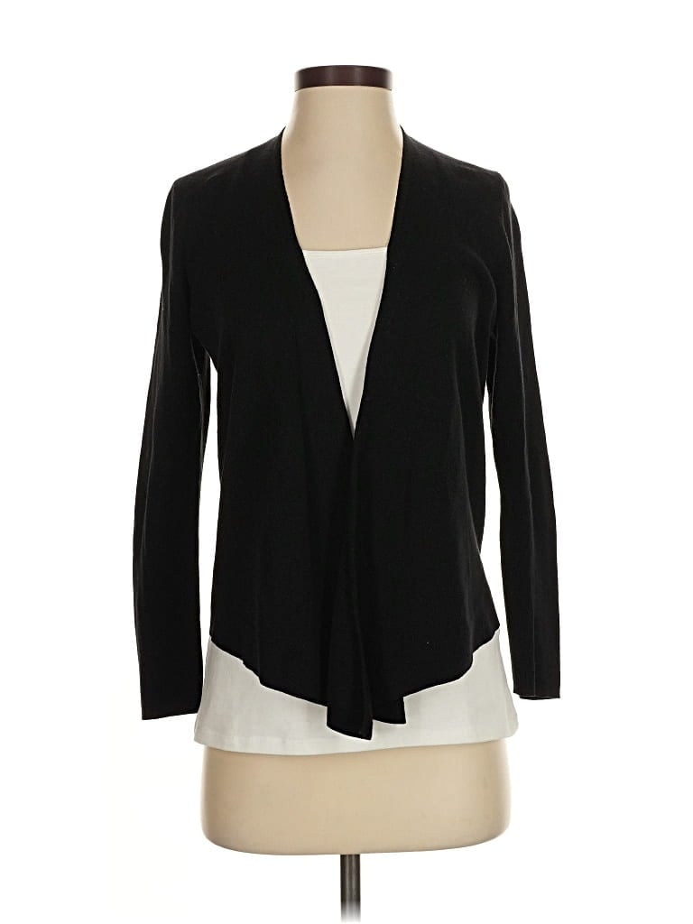 Pre-owned Nic + Zoe Cardigan Sweater In Black