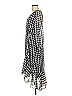 Maison Tara 100% Polyester Houndstooth Gray Cocktail Dress Size 6 - photo 5