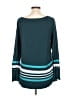 T by Talbots Teal Pullover Sweater Size L - photo 2