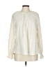 FRYE Solid Ivory Long Sleeve Blouse Size L - photo 1