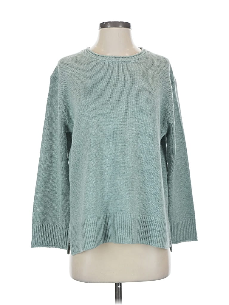 Pre-owned Ella Moss Pullover Sweater In Teal