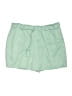 Nasty Gal Inc. 100% Polyester Solid Green Shorts Size 16 - photo 1