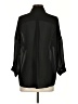 Joe Fresh 100% Polyester Black 3/4 Sleeve Blouse Size S - photo 2