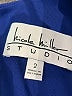 Nicole Miller Solid Blue Cocktail Dress Size 2 - photo 7