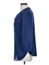 Not Your Daughter's Jeans 100% Polyester Blue 3/4 Sleeve Blouse Size L - photo 5