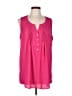Daniel Rainn 100% Polyester Pink Sleeveless Blouse Size L - photo 1
