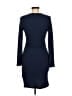 Unbranded Solid Blue Casual Dress Size M - photo 2