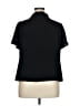 Shein Curve 100% Polyester Black Short Sleeve Blouse Size 1X - photo 2