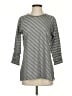 Assorted Brands Gray 3/4 Sleeve Top Size S - photo 1