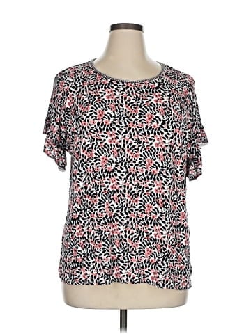 Max Studio Short Sleeve Blouse (view 1)
