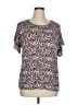 Max Studio Pink Short Sleeve Blouse Size 1X - photo 1