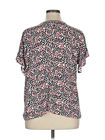 Max Studio Short Sleeve Blouse (view 2)