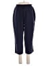 Assorted Brands 100% Polyester Solid Blue Casual Pants Size L - photo 1