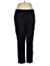 rsvp by TALBOTS 100% Cotton Chevron-herringbone Black Casual Pants Size 14 - photo 1