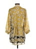 CAbi 100% Polyester Yellow 3/4 Sleeve Blouse Size XS - photo 2