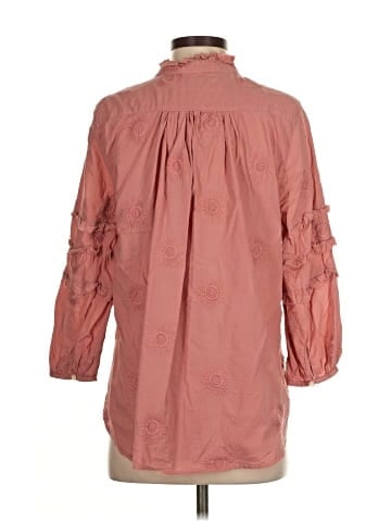 Isabella Sinclair 3/4 Sleeve Button-Down Shirt (view 2)