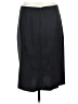 Theory Solid Black Wool Skirt Size 12 - photo 2