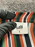 CAbi 100% Polyester Stripes Orange Long Sleeve Blouse Size L - photo 7