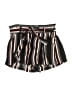 Hot Kiss 100% Polyester Stripes Black Shorts Size 7 - photo 1