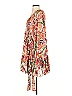 o.p.t 100% Polyester Paisley Orange Cocktail Dress Size S - photo 5