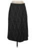 Christopher & Banks Chevron-herringbone Black Formal Skirt Size 4 - photo 1