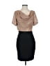 Bebe 100% Polyester Tan Cocktail Dress Size S - photo 1