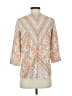 Crosby 100% Rayon Orange 3/4 Sleeve Blouse Size S - photo 2