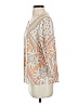 Crosby 100% Rayon Orange 3/4 Sleeve Blouse Size S - photo 5